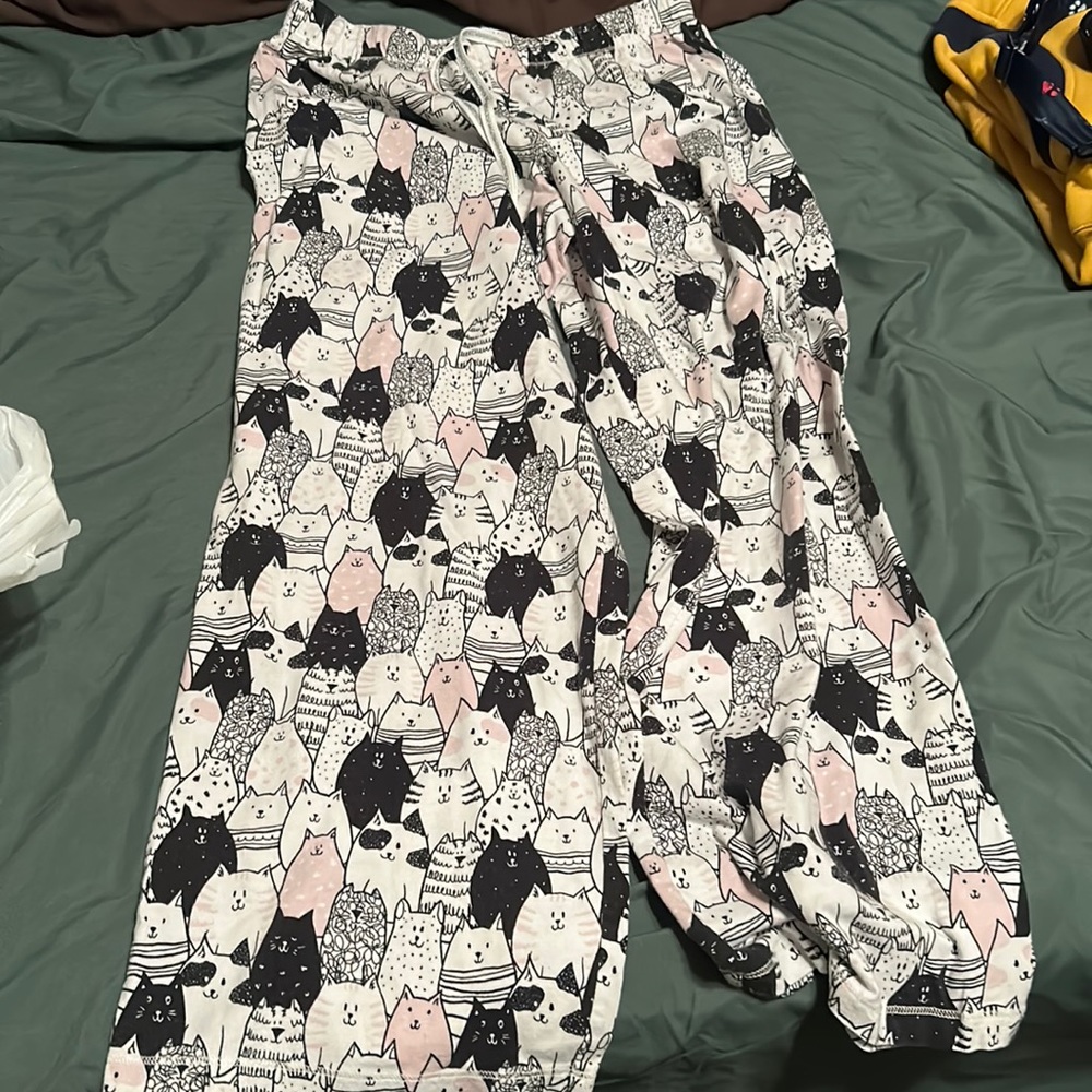Petite Happy cat pajama pants